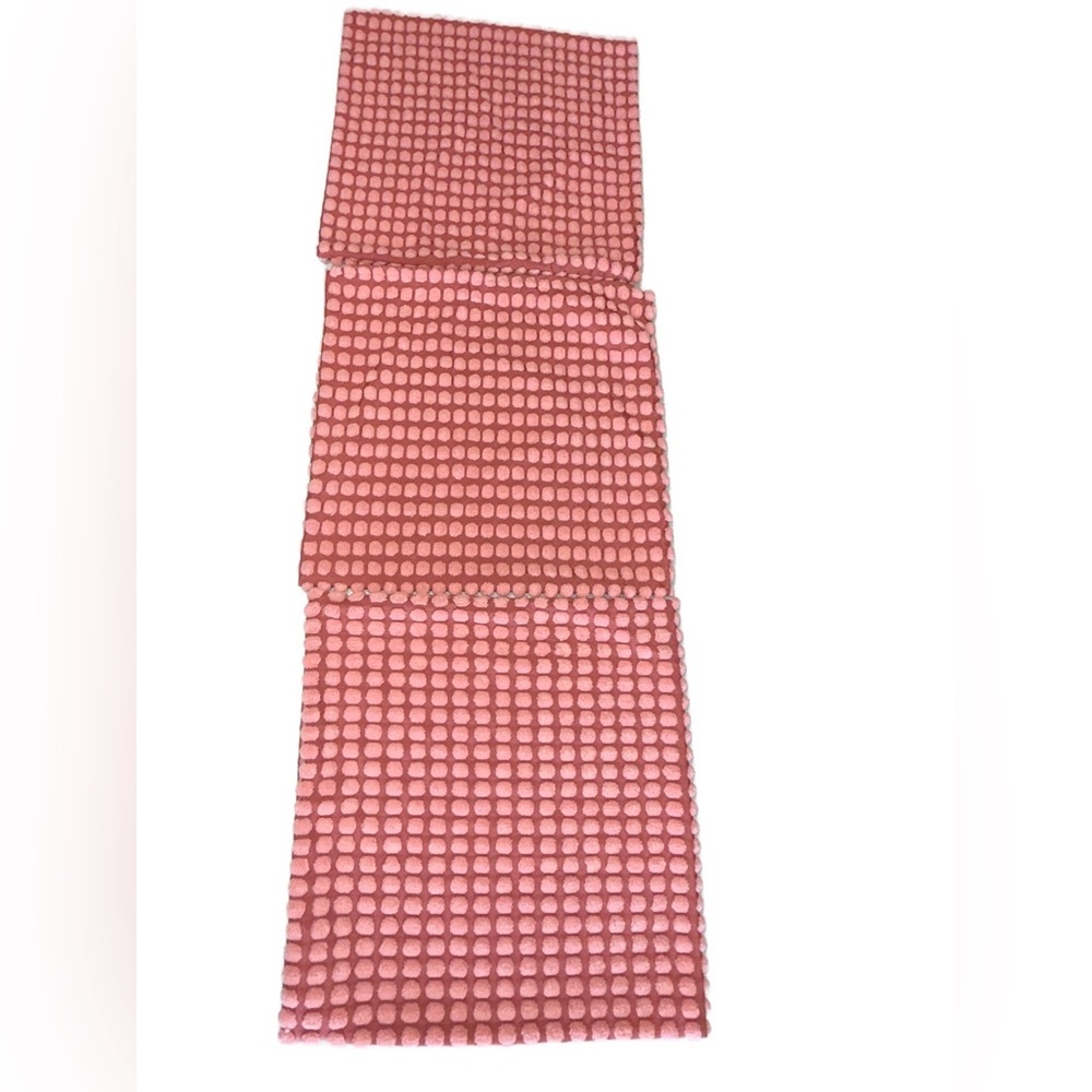 IKEA Textured Pom Pom Pillow Cover Dusty Pink 20x20 Decorative Cover set(3) - Picture 6 of 9